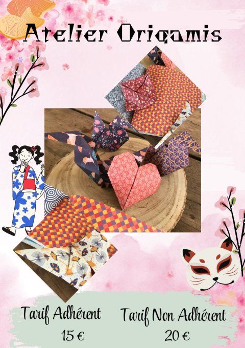 Atelier Origamis - Prix de réservation