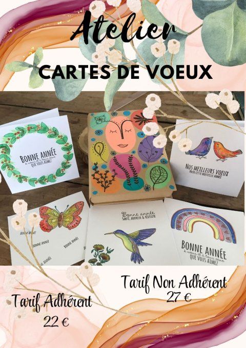 Atelier cartes de Voeux 2025 - Prix de réservation