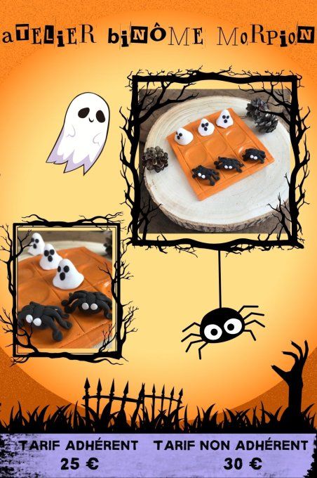 Atelier Morpion d'Halloween - Prix de reservation