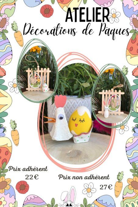 Atelier décorations de Pâques - Prix de réservation